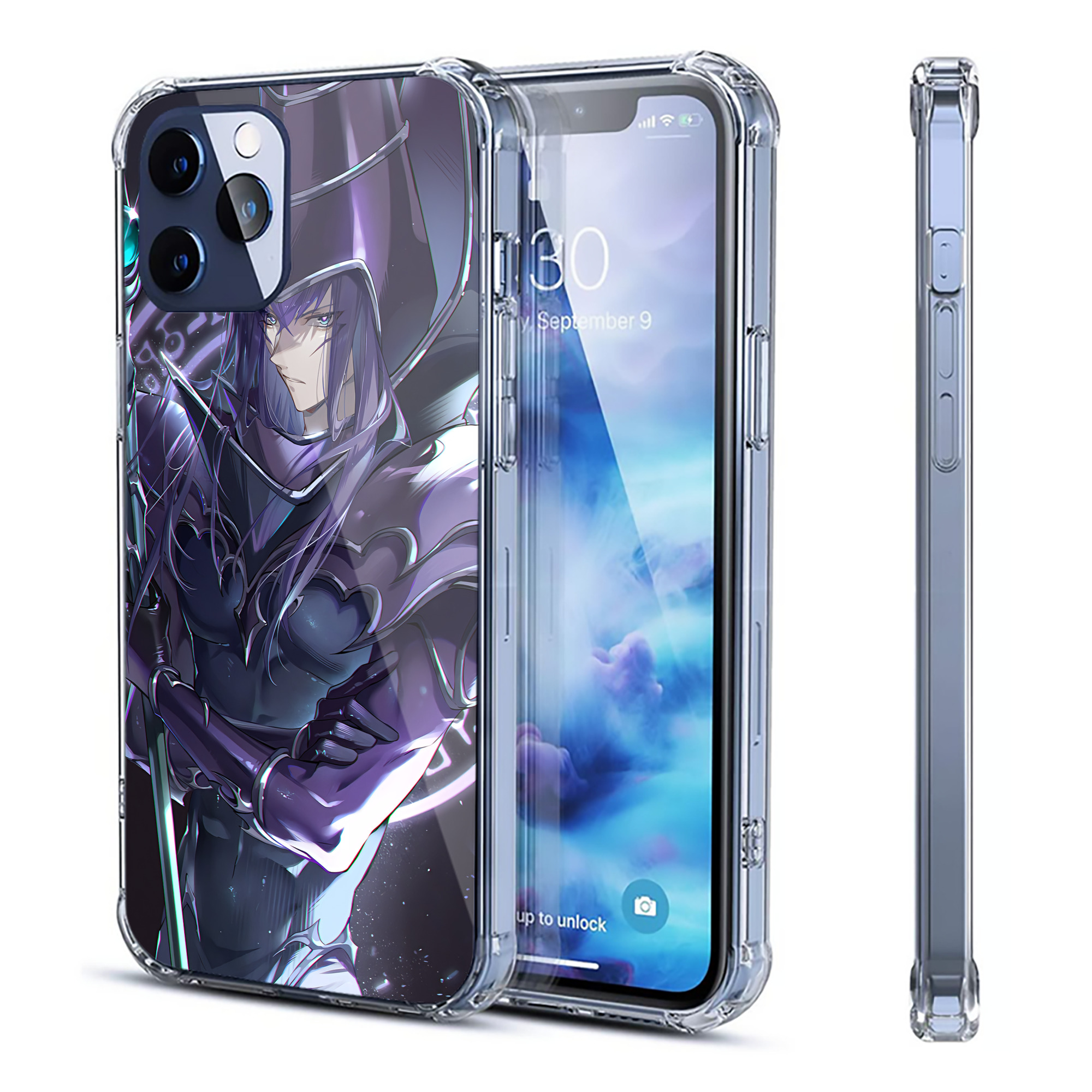 （画像用） 遊☆戯☆王 Yu-Gi-Oh! 【iPhone 12シリーズ対応】透明スマホケース（クリアソフトケース）
